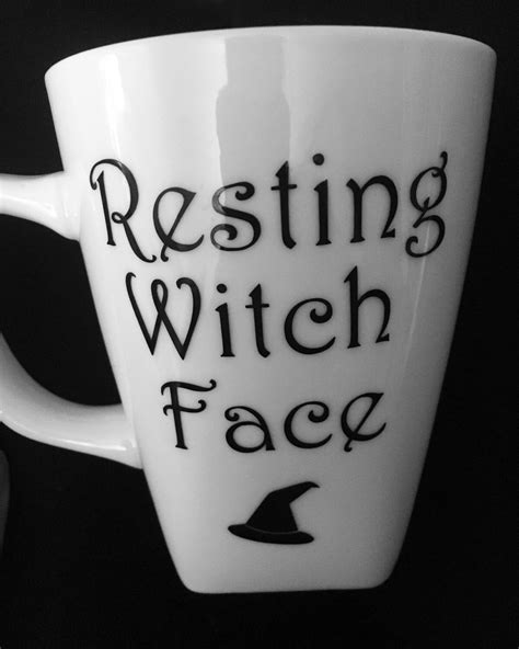 Rexting witch face mug